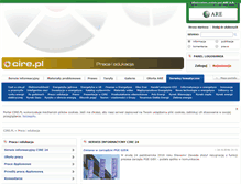 Tablet Screenshot of praca-i-edukacja.cire.pl